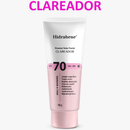 Hidrabene Protetor Solar Facial Clareador FPS 70 Antissinais Clareia a pele Toque Seco 50g Unidade ou Kit Toque Seco