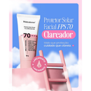 Hidrabene Protetor Solar Facial Clareador FPS 70 Antissinais Clareia a pele Toque Seco 50g Unidade ou Kit Toque Seco